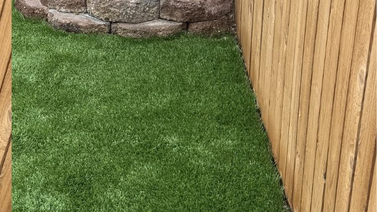 Clean artificial turf after professional deep cleaning service in South Florida